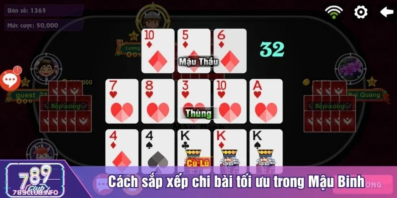 Hiểu giá trị từng bộ bài để xây dựng phương án xếp hợp lý