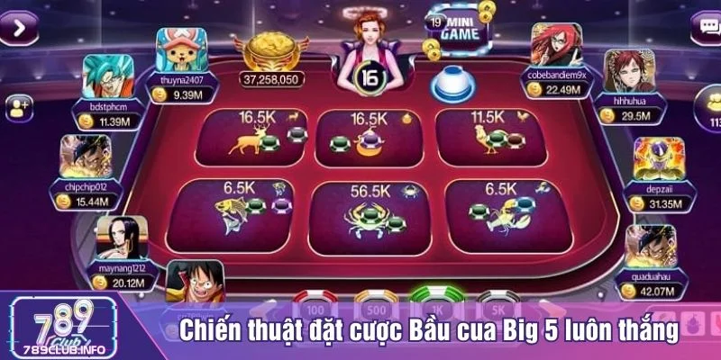 Kinh nghiệm tham gia game Bầu cua Big 5 hiệu quả