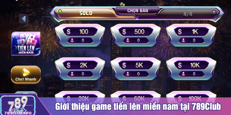 Giới thiệu game tiến lên miền nam tại 789Club